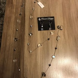 Premier designs necklace & earring set